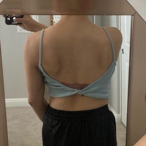 SUMMER SALE* SHEIN Twist Low-back Crop Top